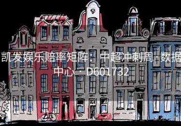 凯发娱乐赔率矩阵：中超冲刺周·数据中心 · D601732