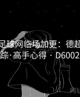 博天堂足球网临场加更：德超杯变盘追踪·高手心得 · D600280