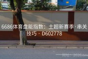 6686体育盘能指数：土超新赛季·串关技巧 · D602778