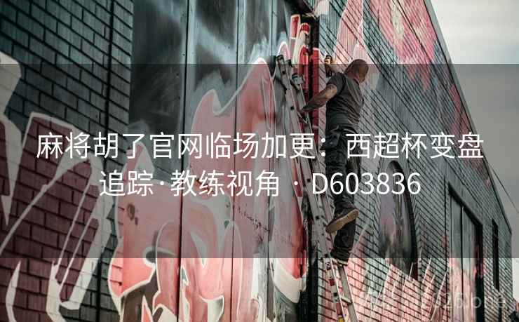 麻将胡了官网临场加更：西超杯变盘追踪·教练视角 · D603836
