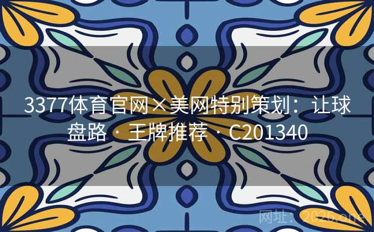 3377体育官网×美网特别策划：让球盘路 · 王牌推荐 · C201340